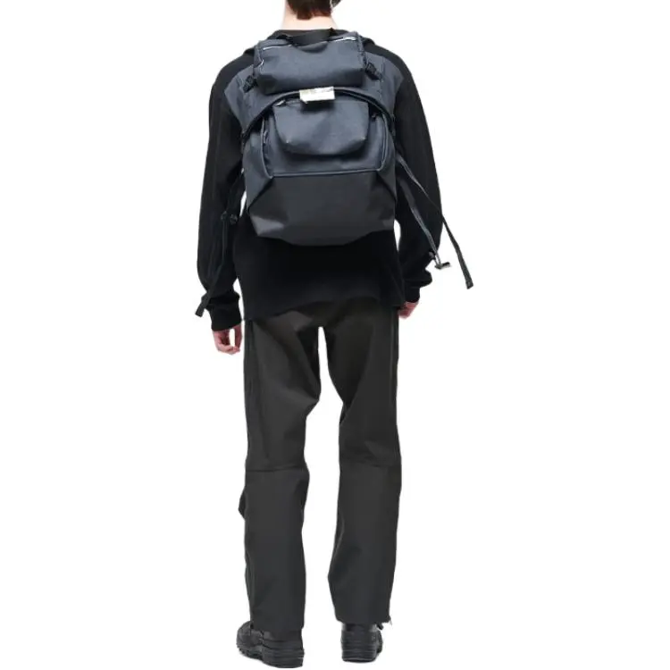 GR10K Bembecula Arc Belted Straight Leg Trousers-4