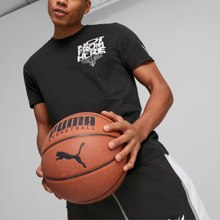 PUMA T Shirts Men Black-3