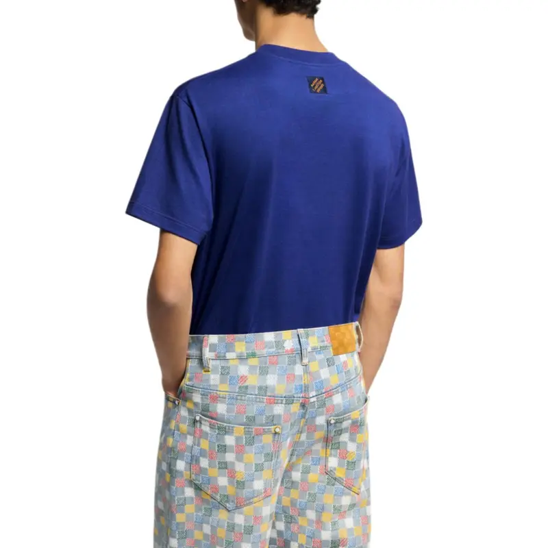 LOUIS VUITTON Embellished Cotton T Shirt-4
