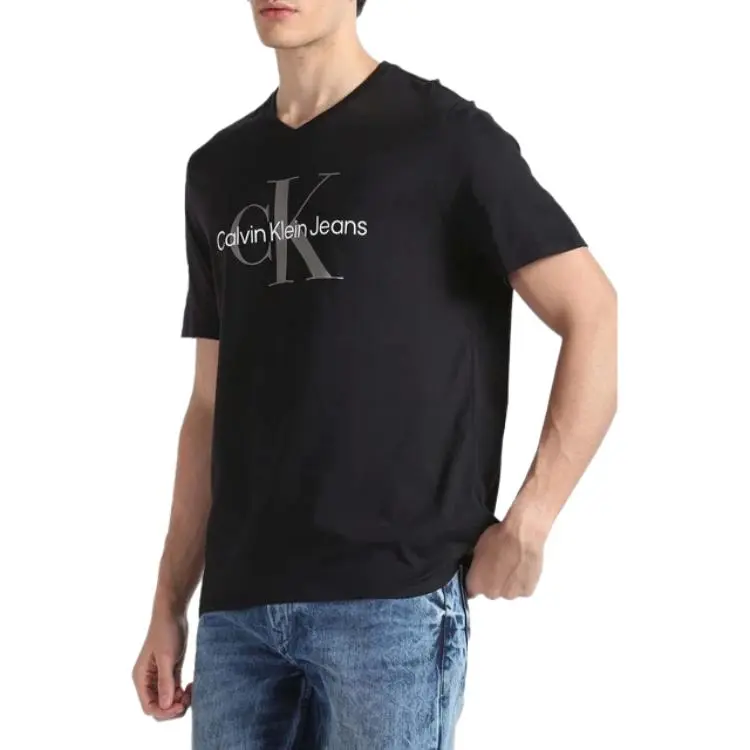 Calvin Klein Logo print Drop shoulder T shirt-3