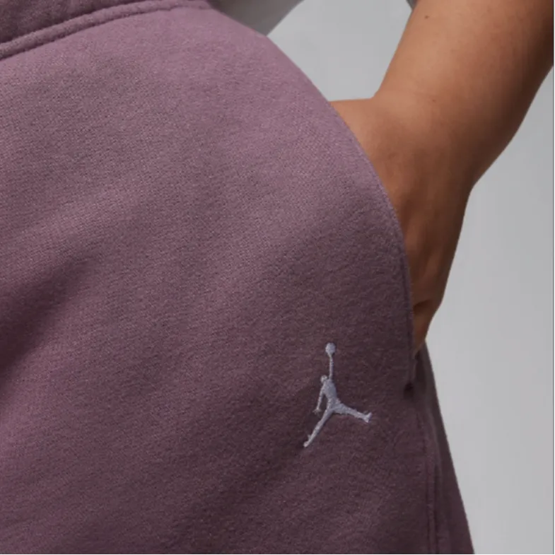 Jordan Brooklyn Brooklyn Fleece Knitted Sports Pants Women's Purple-3