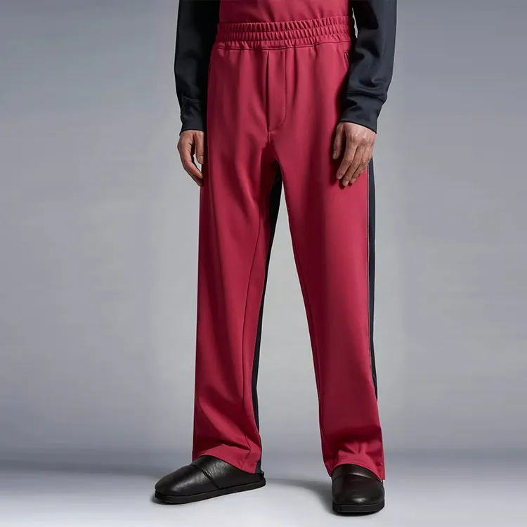 Jw Anderson X Moncler X JW Anderson Knitted Sweatpants Men Red-3