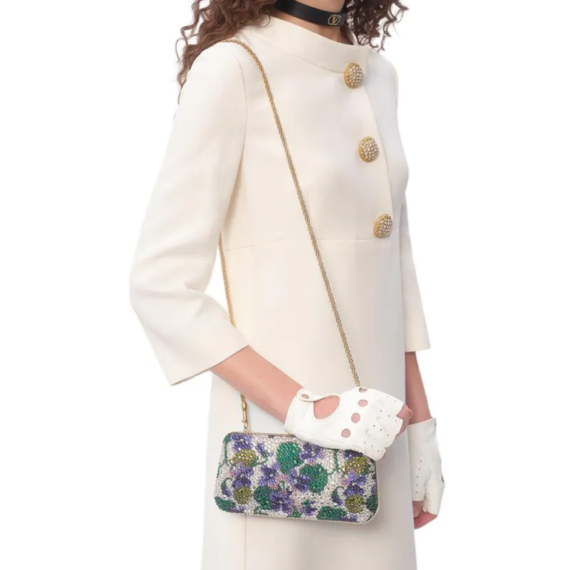 Valentino FW24 Short Sleeved Dress Women's Ivory White-3