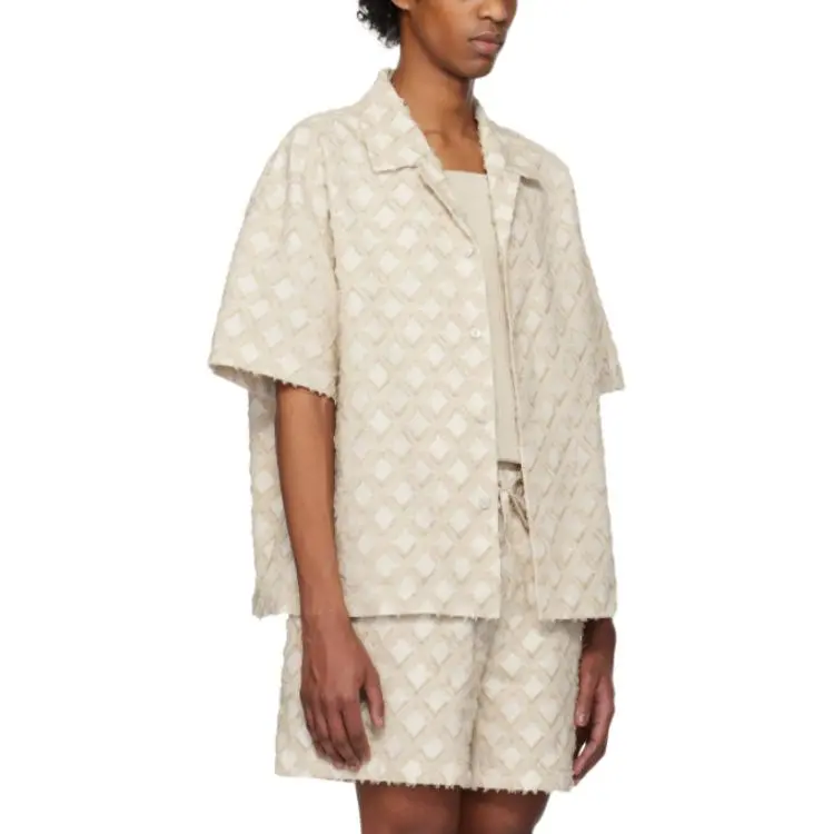 Le 17 Septembre Shirt Men's Beige-2