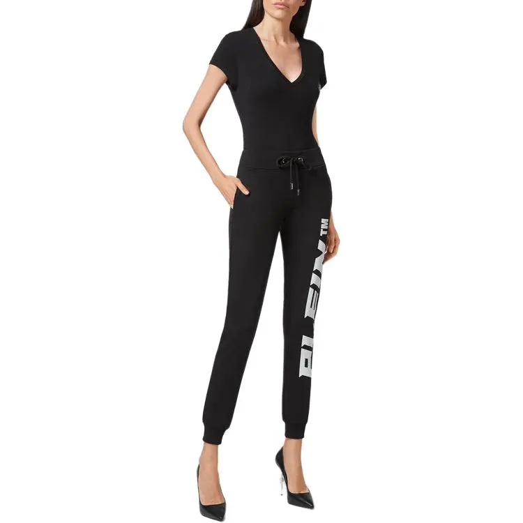 PHILIPP PLEIN Logo print Cotton Joggers-1