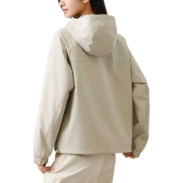 CHAOJIANTA Jackets & Coats Women's Plain Serene Gray-3