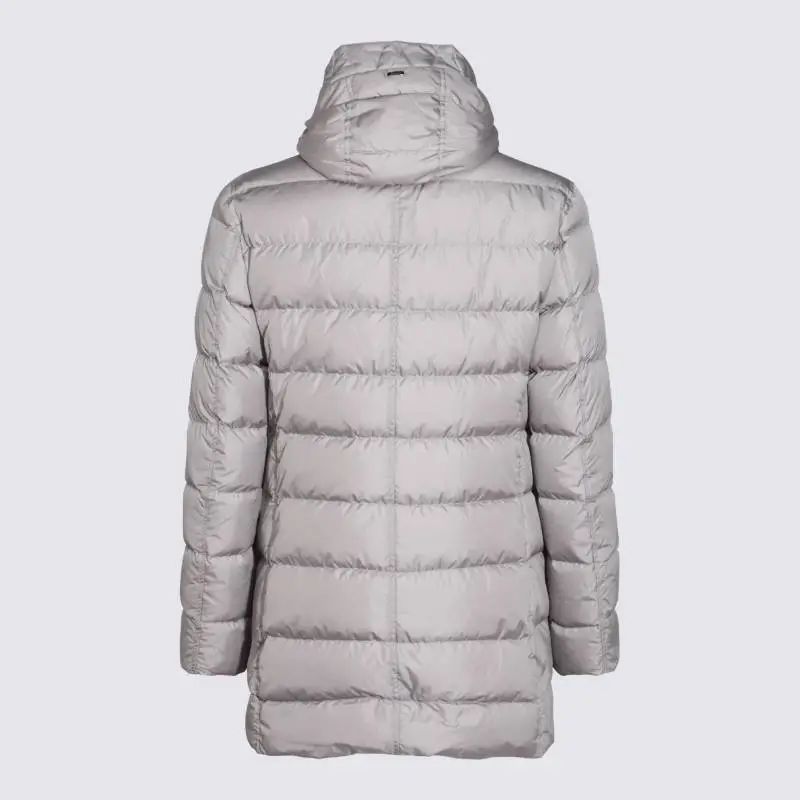 HERNO Hooded Quilted Down Coat-3