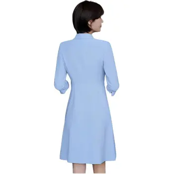 ONE SHALLOW Short Sleeved Dresses Women's Blue