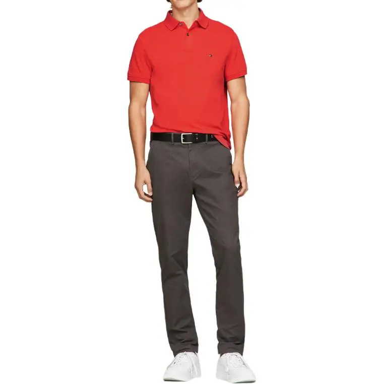 Tommy Hilfiger Polo Shirt Men's Red-2
