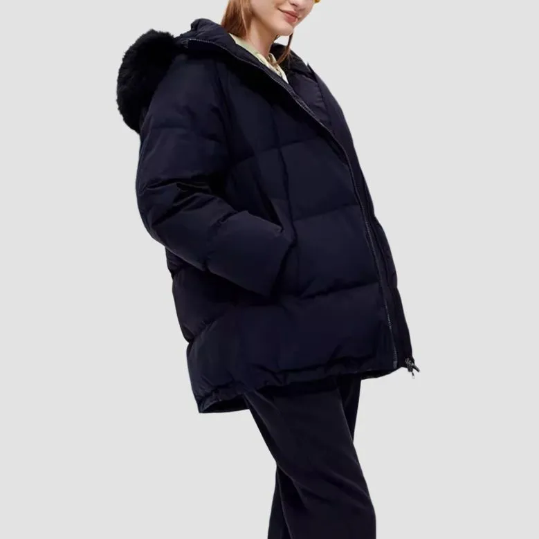 FILA FUSION Down Jacket Women's Pitch Black-3
