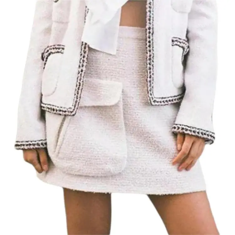 CHANEL Jackets & Coats Women's White-4