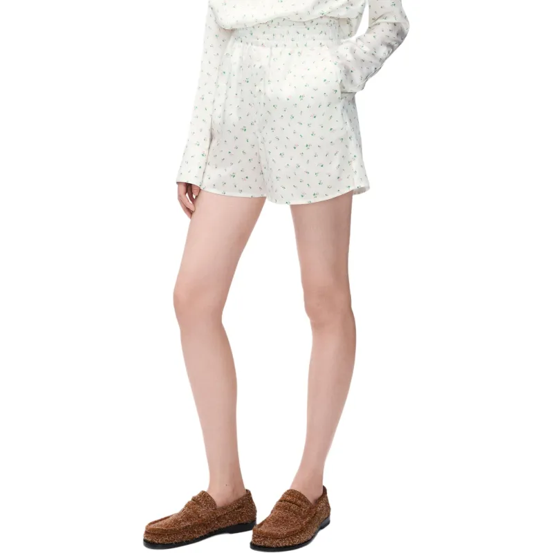 LOEWE Casual Shorts Women's White-3