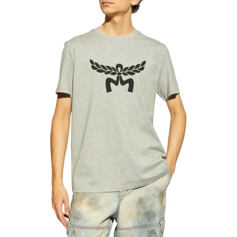 MCM Logo Printed Crewneck T Shirt-2