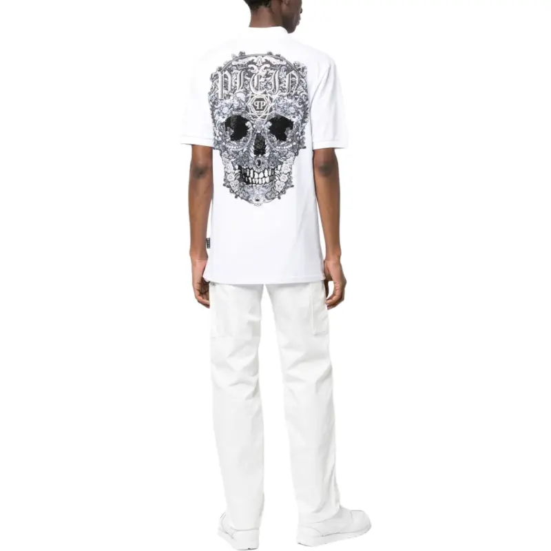 PHILIPP PLEIN Skull print Polo Shirt-2