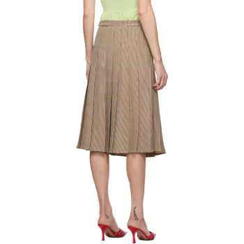 Danielle Guizio Casual Long Skirt Women's Brown