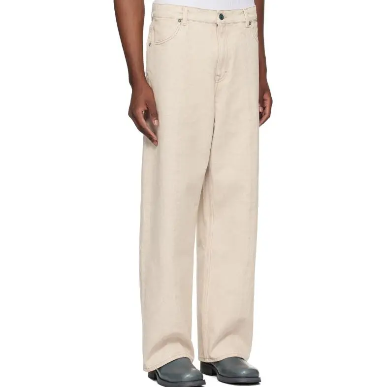 OUR LEGACY Jeans Men Beige-3