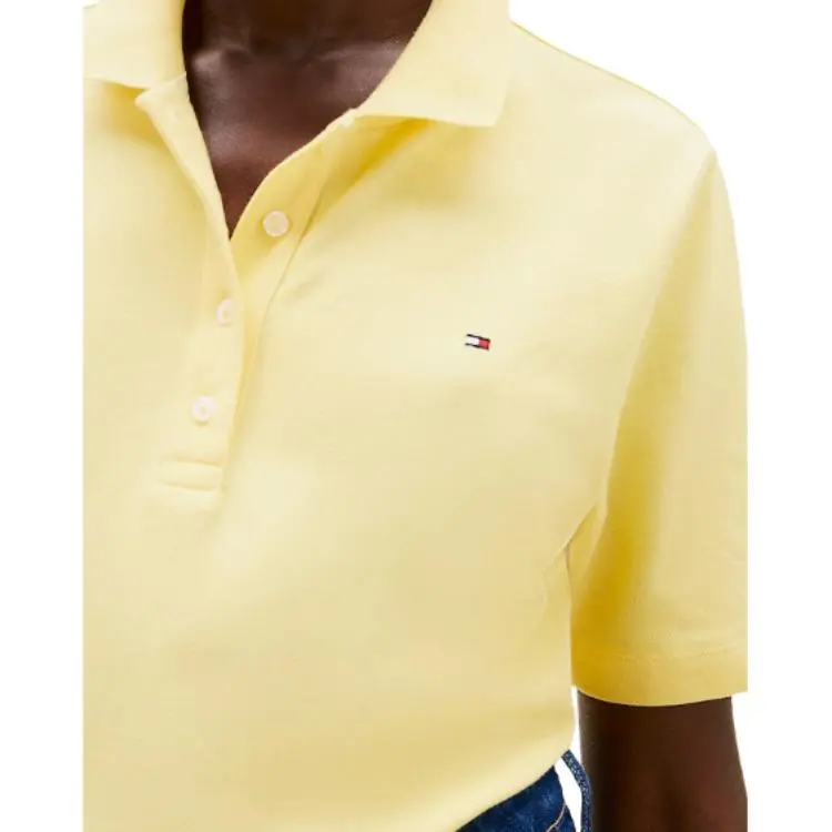 Tommy Hilfiger Polo Shirt Women's Yellow-3