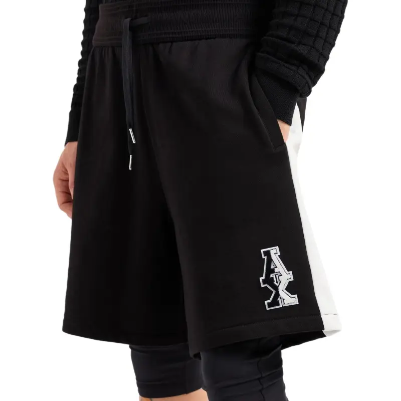ARMANI EXCHANGEAE SS24 Casual Shorts Men's Black-3