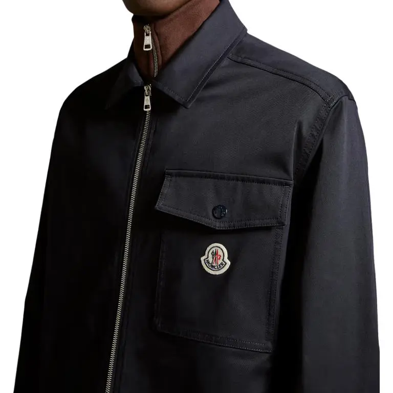 Moncler Shirt Men's Marine Blue-4