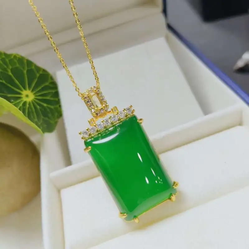 Gifts Chalcedony Necklaces Unisex-4