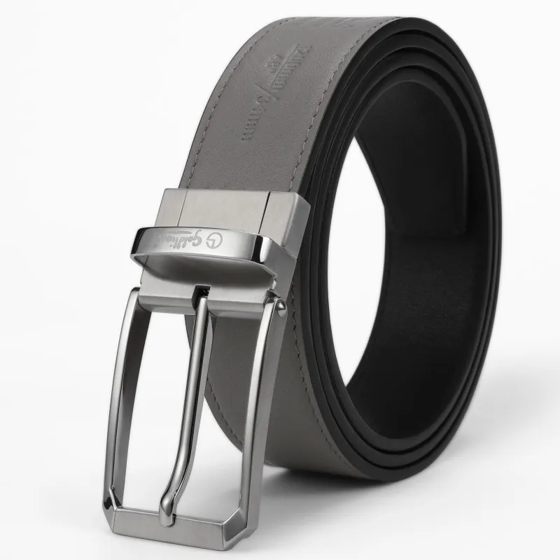 GOLDLION Cow Leather Belts Men's Multiple Colors Width 3.5CM-5