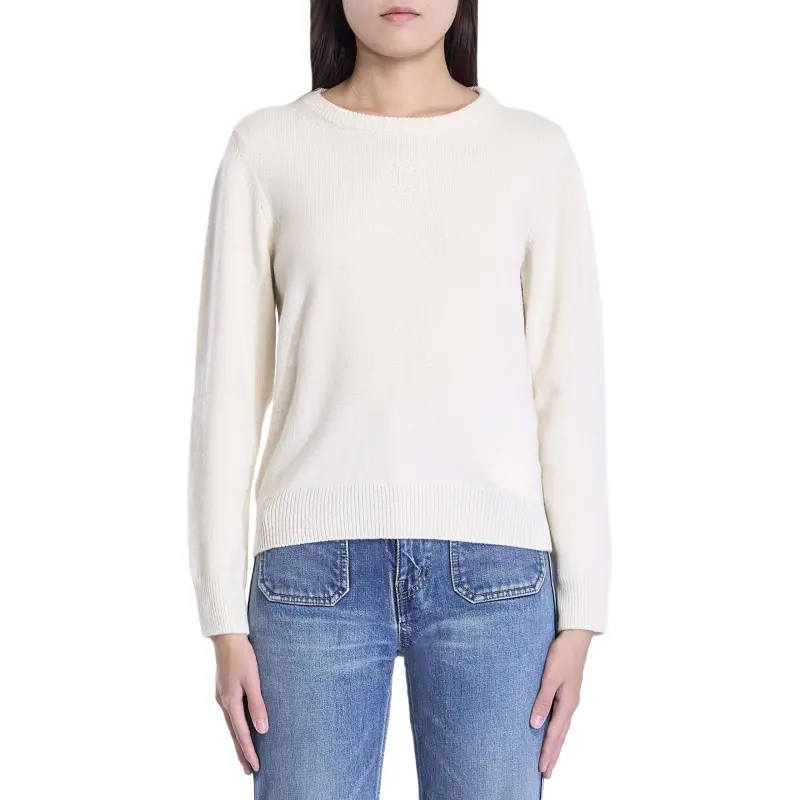 CELINE Crew Neck Sweater In Heritage Cashmere-3