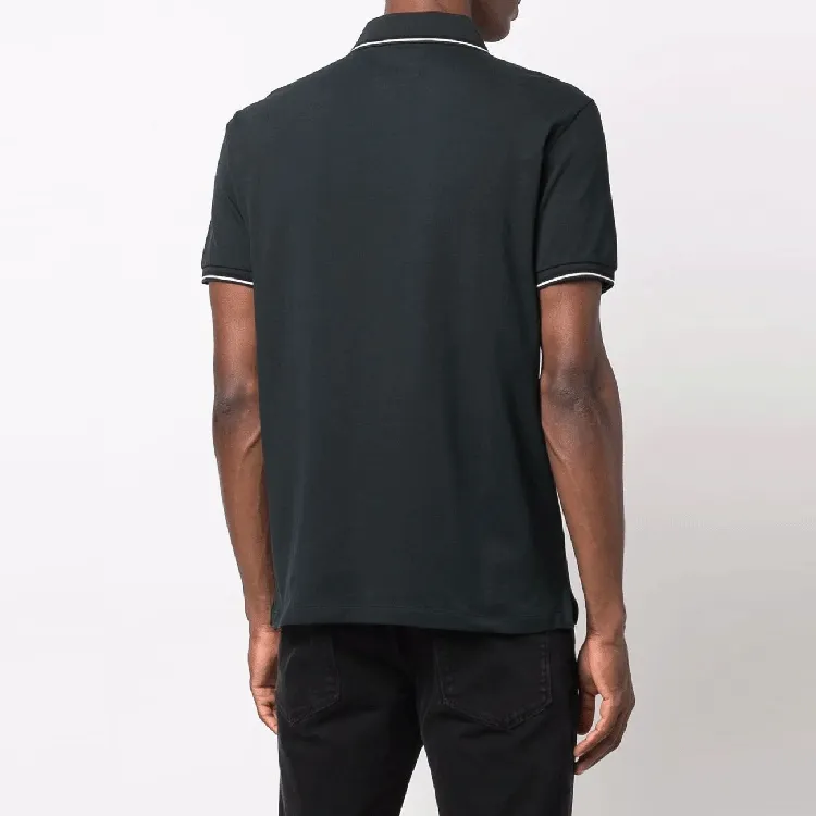 EMPORIO ARMANI SS21 Polo Shirt Men's Green-3