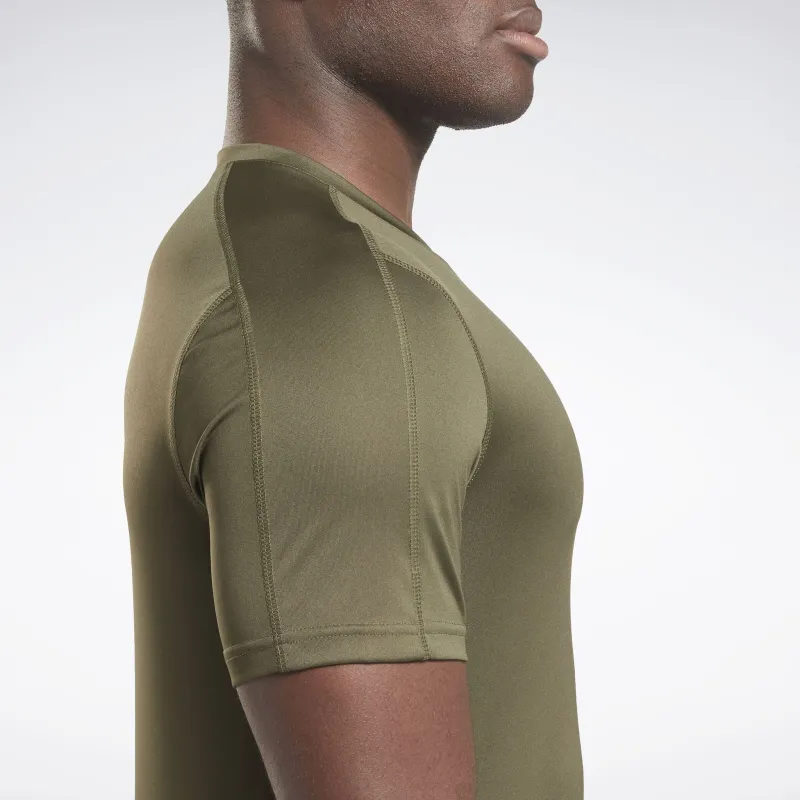 Reebok Training Tech T-Shirt Men's Army Green-4