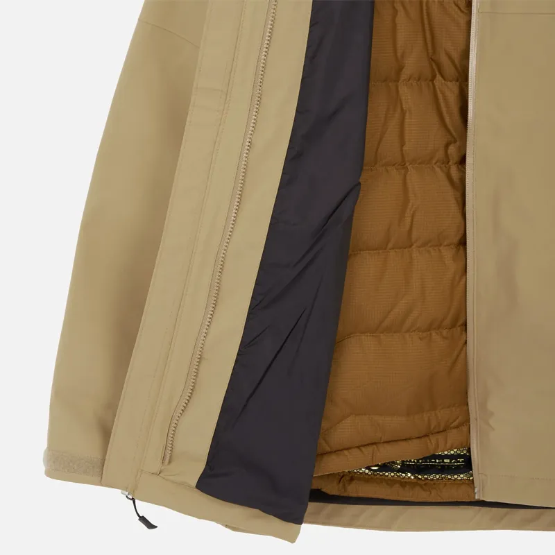 Columbia Waterproof And Breathable Windbreaker Jacket Men's Khaki-3