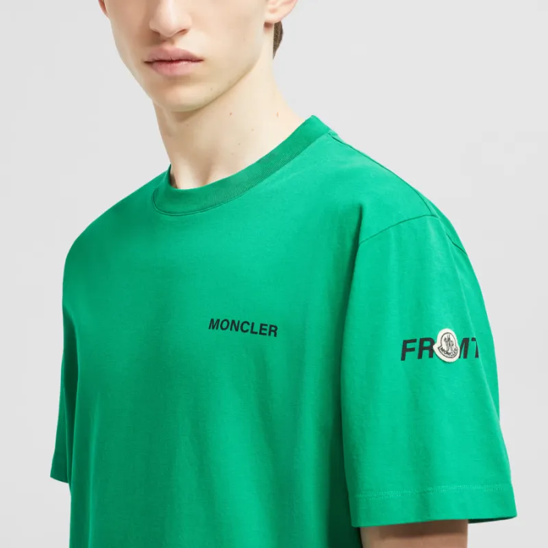 MONCLER GENIUS Moncler X Fragment Hiroshi Fujiwara Maxi Logo T Shirt-4