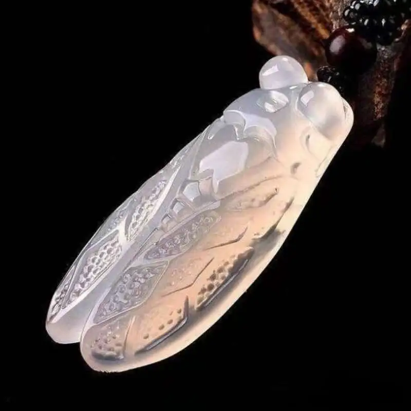 JUNWEN Chalcedony Necklaces Unisex-3