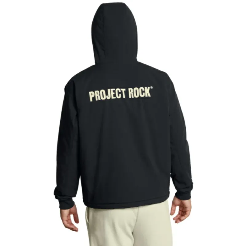 Under Armour Strongson Collection Project Rock Jackets Coats Men's Black-2