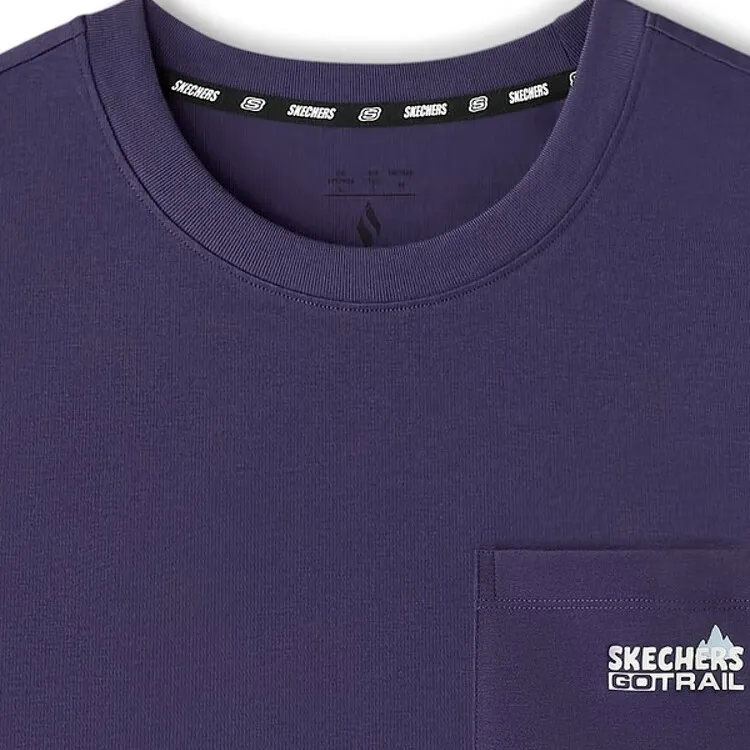 Skechers Wilderness Outdoor Collection Sorona T Shirt Men's Gothic Purple-3