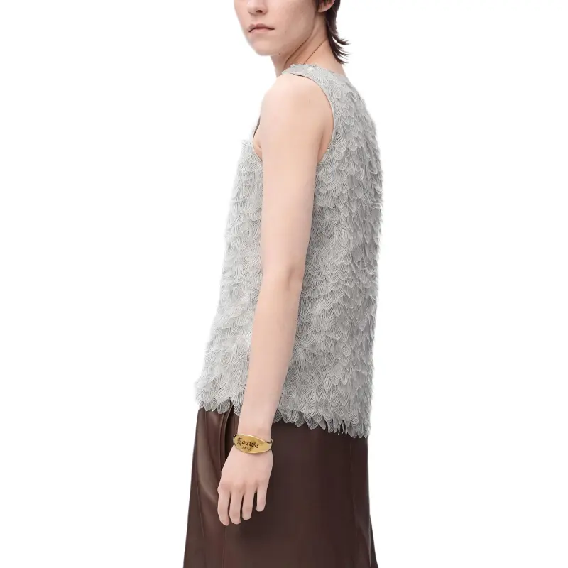 LOEWE SS25 Tank Top Women's Gray White-3