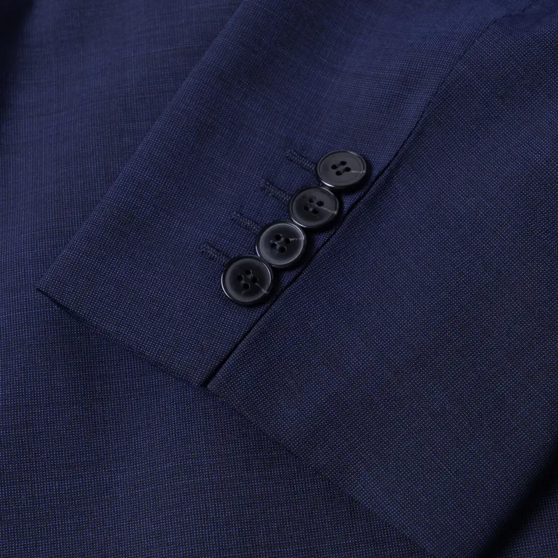 HUGO BOSS Business Suit Coat Men's Dark Blue-3