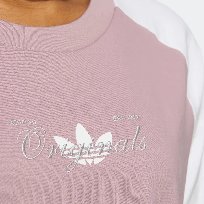 Adidas Originals Short Sleeved Dresses Women's Purple Pink-4