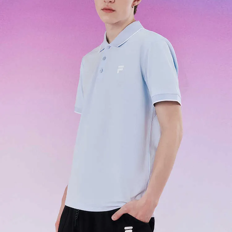 FILA FUSION FOB Series Polo Shirt Men's Laiwu Blue-1