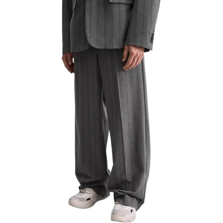 ZARA Suit Trouser Men's Coal Gray-2