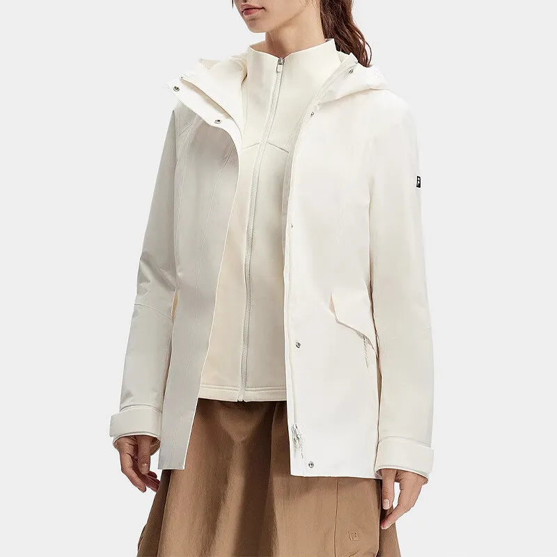 FILA Windbreaker Jacket Women's Cloud White-1