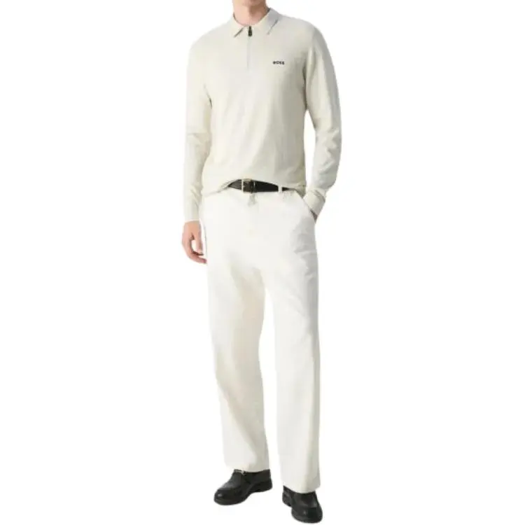 HUGO BOSS Polo Shirt Men's Beige-3
