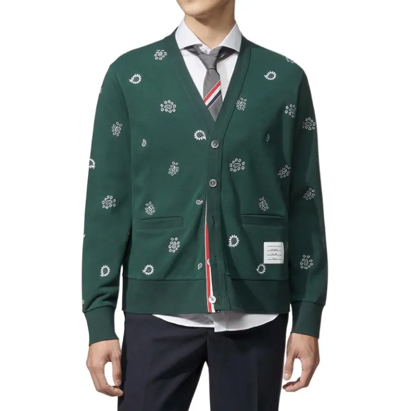 THOM BROWNE· Knitwear Men's Green-4