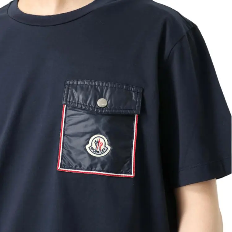 Moncler SS22 T Shirts Men Blue-4