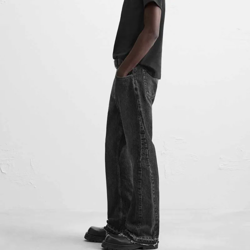 ZARA Jeans Men Black-3