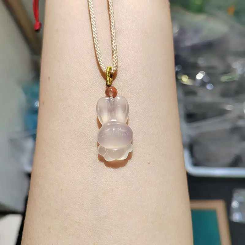 Gifts Chalcedony Necklaces Unisex-6