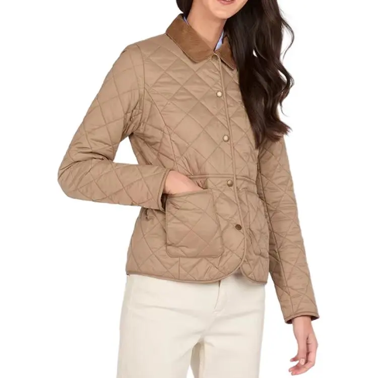BARBOUR Deveron Quilted Buttoned Jacket-1