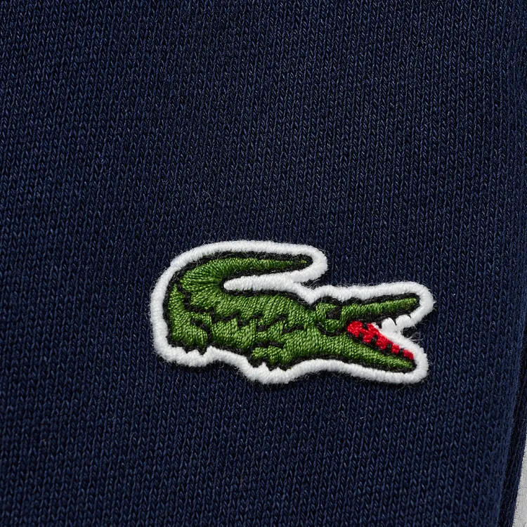 LACOSTE Crocodile Logo patch Fleece Track Pants-2
