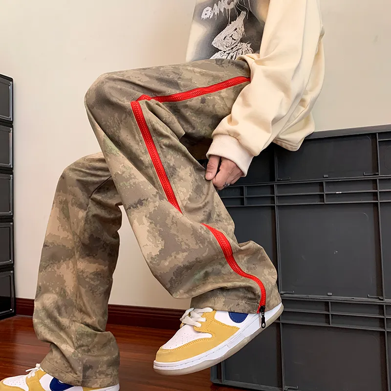 PAINT STAIN Casual Pants Unisex-5