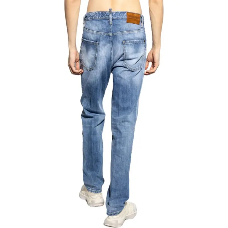 DSQUARED 2 Washed Straight Leg Jeans-3