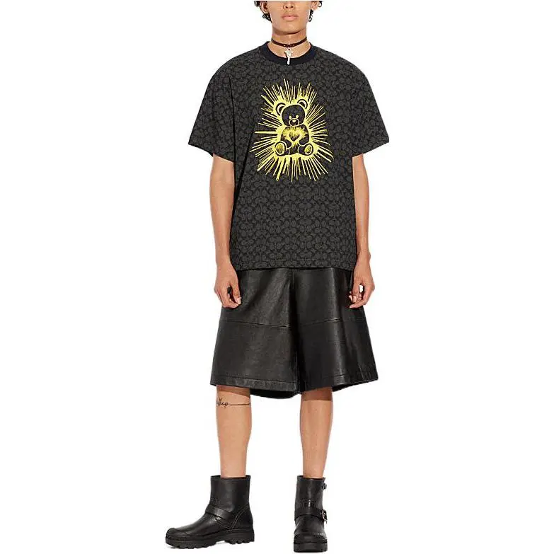 COACH T Shirts Men Yellow-1