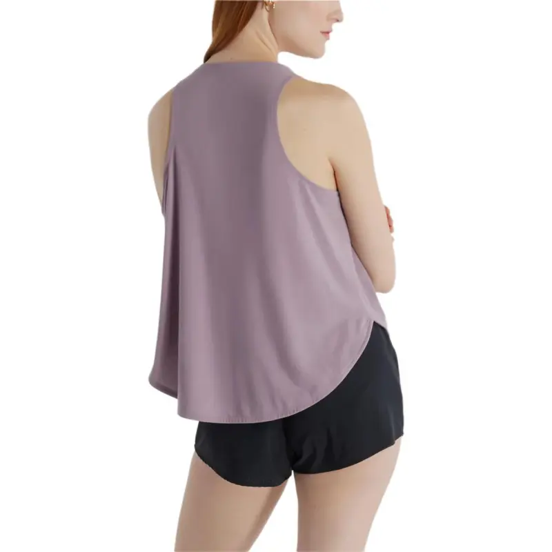 New Balance Drapey FW24 Tank Top Women's Ice Wine-2